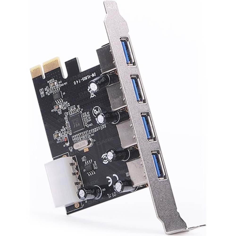 Dark 4 x USB 3.0 Portlu PCI Express x1 Kart (DK-AC-U3P4)