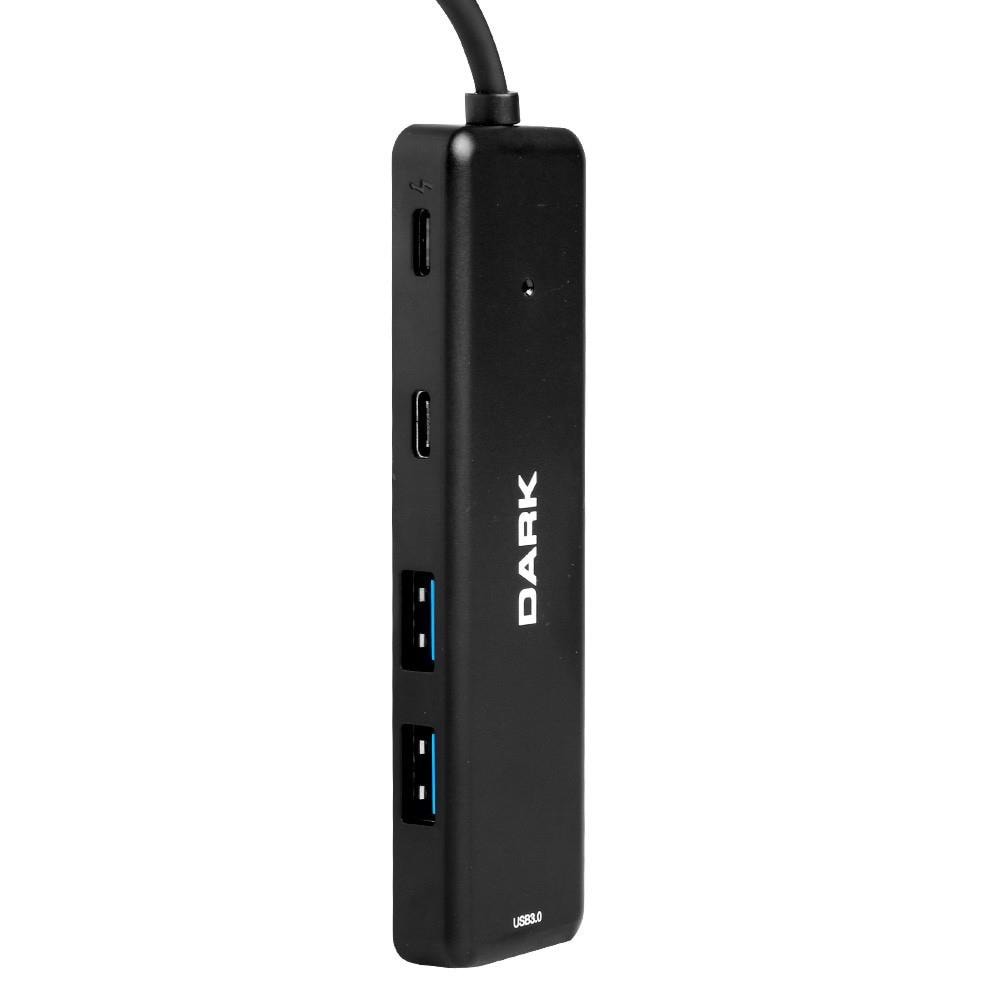 Dark Connect Master X5C Usb3.2 Gen 1 Type-A To 3 Port Usb-A & 1 Port Type-C 2.0 / 1x Type-C Charge (DK-AC-USB347)