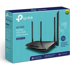 TP-Link Archer VR300 AC 1200 Mbps Wireless Fiber/VDSL/ADSL Modem Router