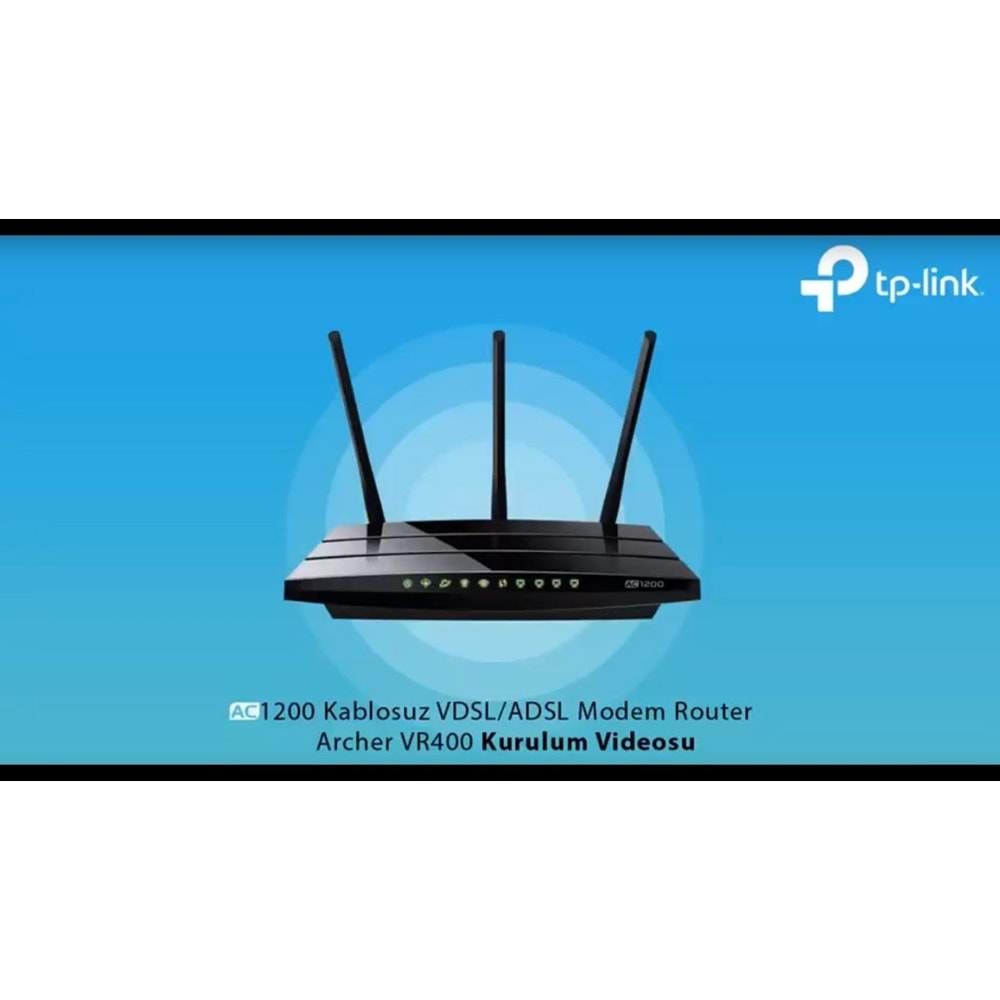 TP-Link Archer VR400 1200Mbps Gigabit VDSL/ADSL2+ Modem